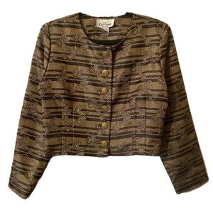Vintage Cattiva Gold and Black Blazer